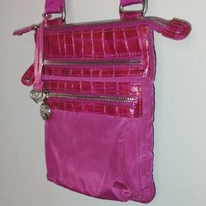Brighton Raspberry Pink Crossbody Bag with Adjustable Straps